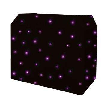 4FT Equinox DJ Booth Star Cloth